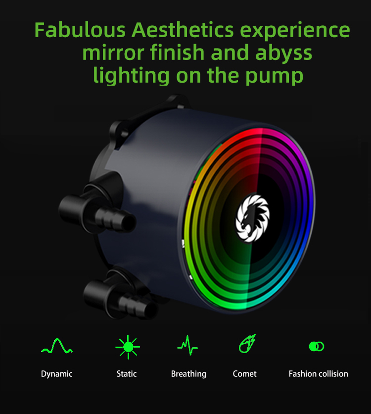 Gamemax Icechill-240-Rainbow all- in-one Liquid cooler